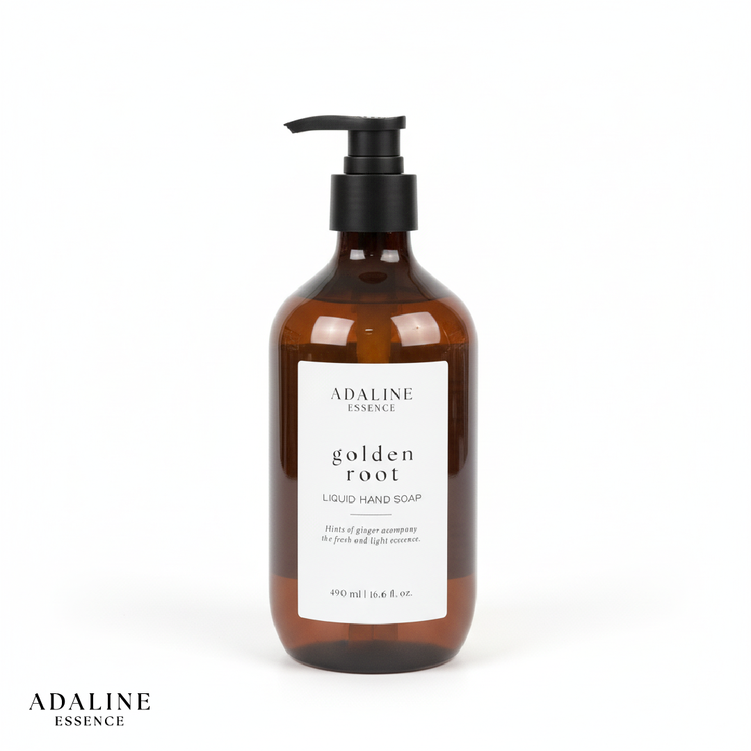 Jabón Líquido Golden Root Adaline Essence 490 ml
