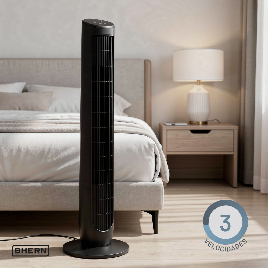 Ventilador Torre con Control Remoto 1m Bhern 1 un