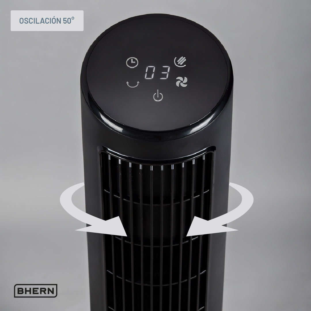 Ventilador Torre con Control Remoto 1m Bhern 1 un