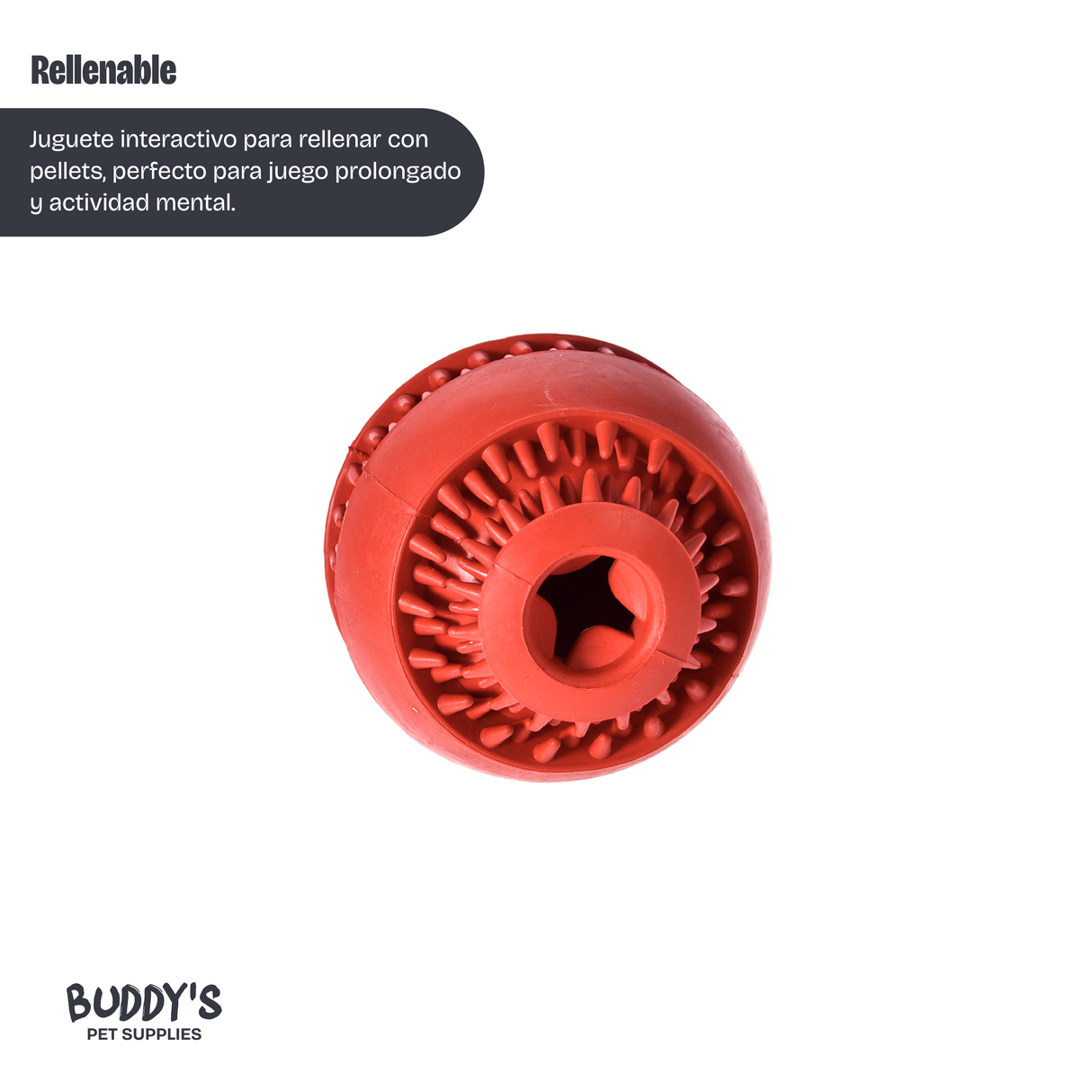 Pelota Interactiva para Perros Roja 1 un