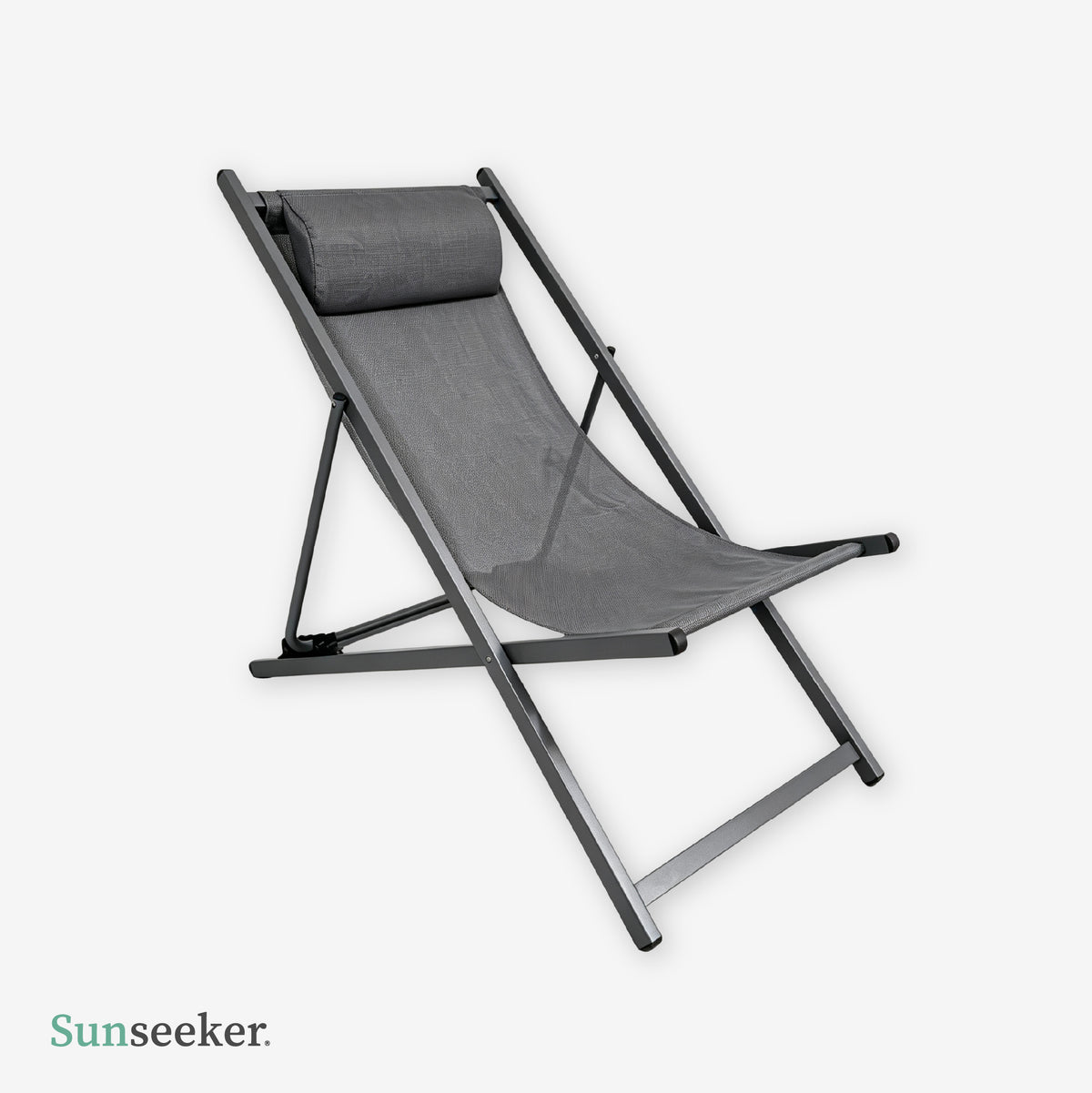 Silla Reposera Playa Plegable Grey Sunseeker 1 un
