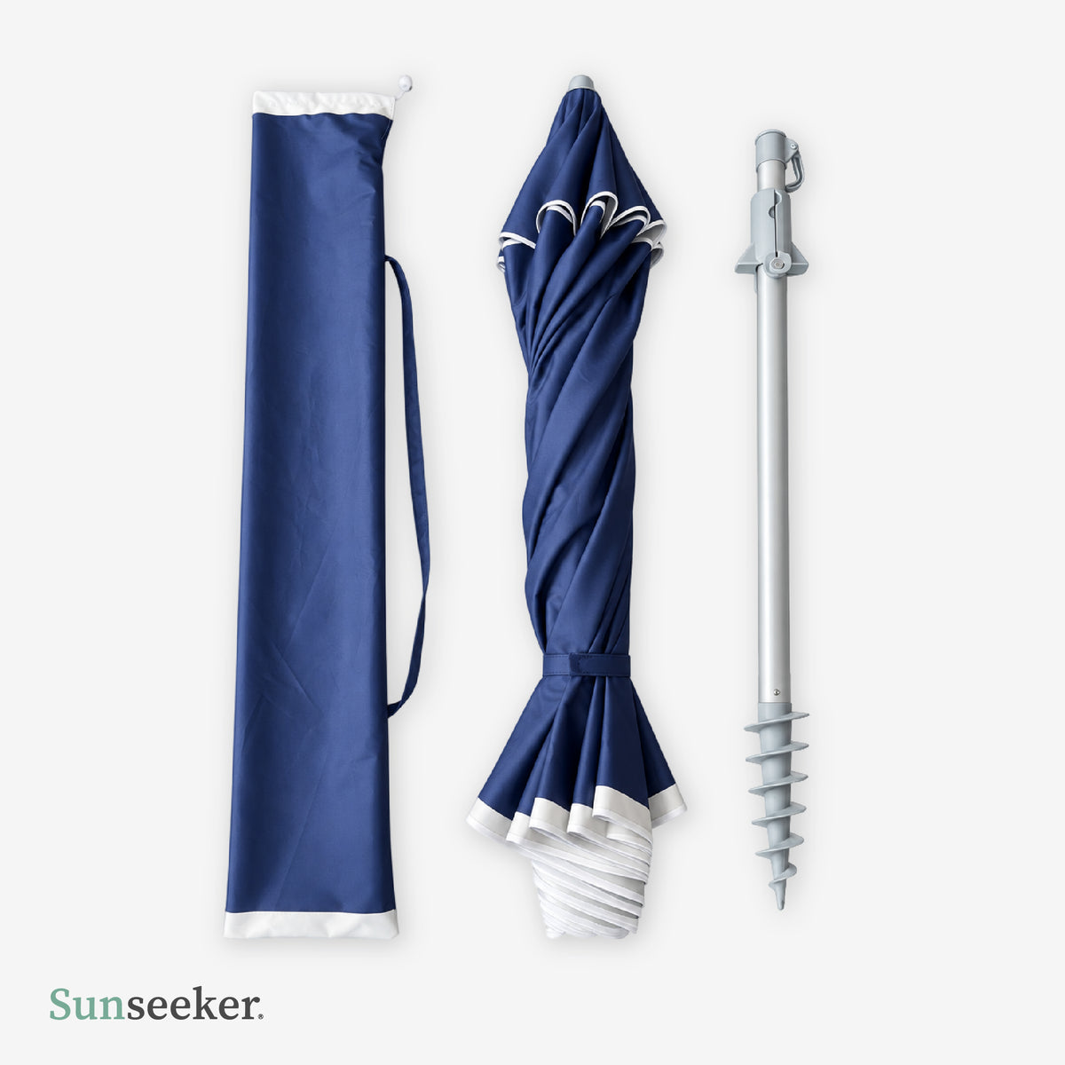 Quitasol de Playa Dark Blue 2.4m Sunseeker 1 un
