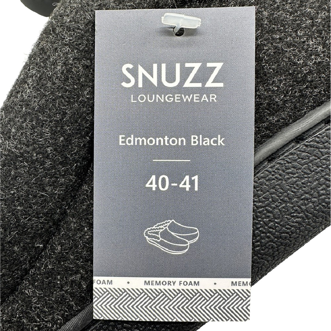 Pantuflas Edmonton Black Snuzz 1 un