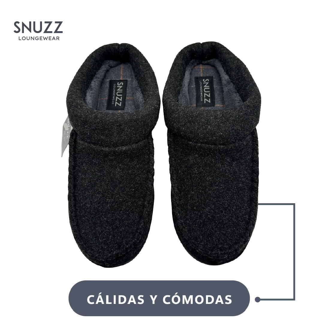 Pantuflas Edmonton Black Snuzz 1 un