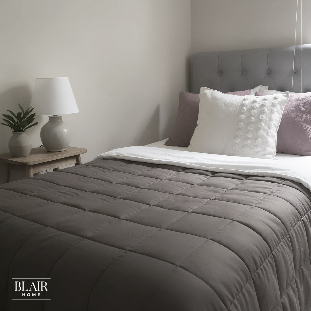 Manta Pesada Gray 220x240 cm 10 kg Blair Home 1 un