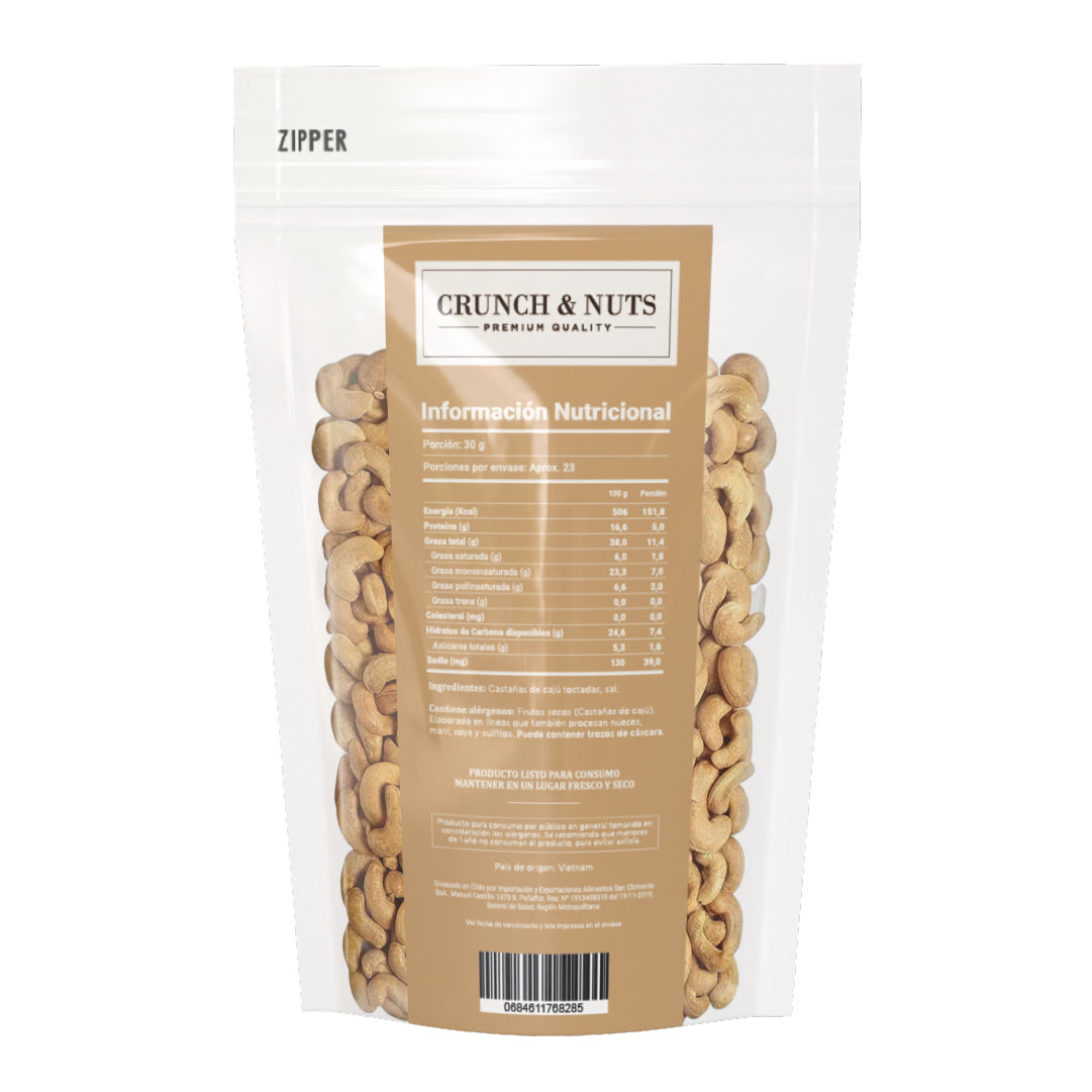 Castañas de Cajú Con Sal Crunch & Nuts 700 g