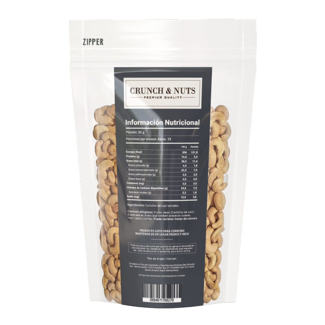 Castañas de Cajú Sin Sal Crunch & Nuts 700 g
