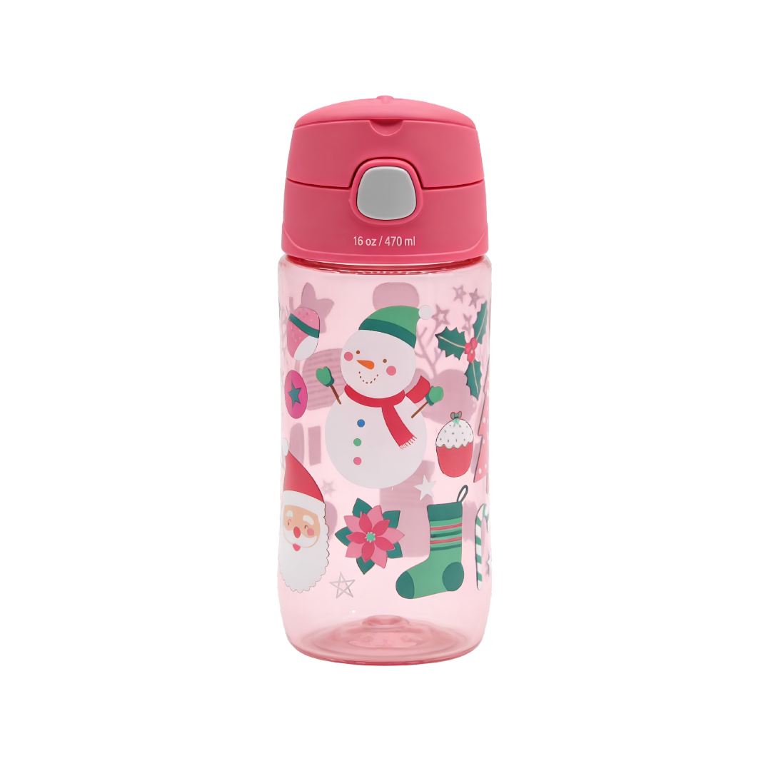 Botella Plástica Snowman Thermos 473 ml