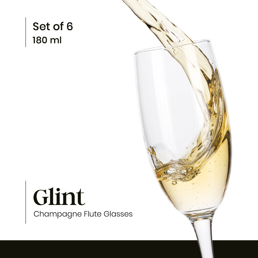 Set 6 copas de champaña - Glint (180 ml)