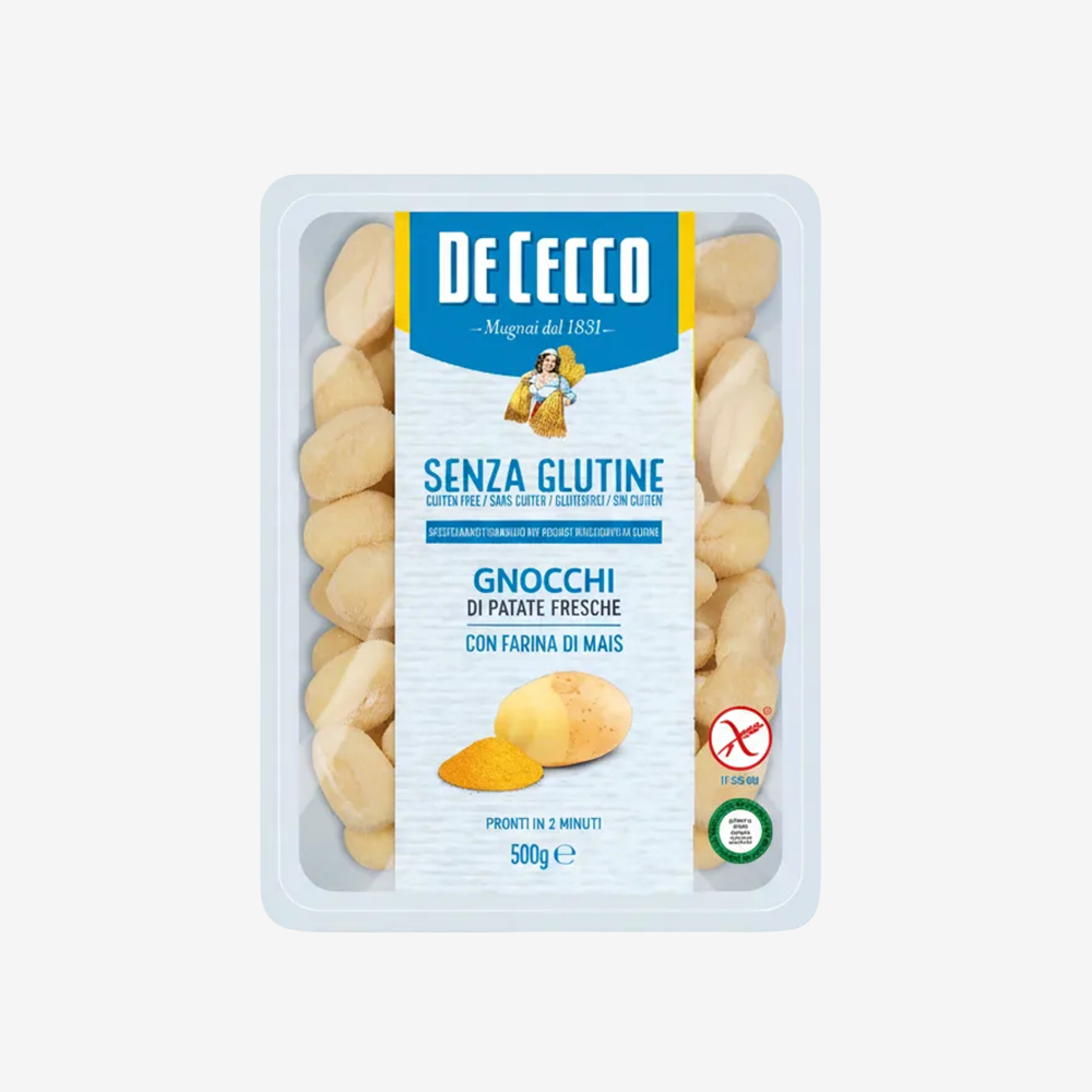 Gnocchi de papa Sin Harina de Trigo De Cecco 500 g
