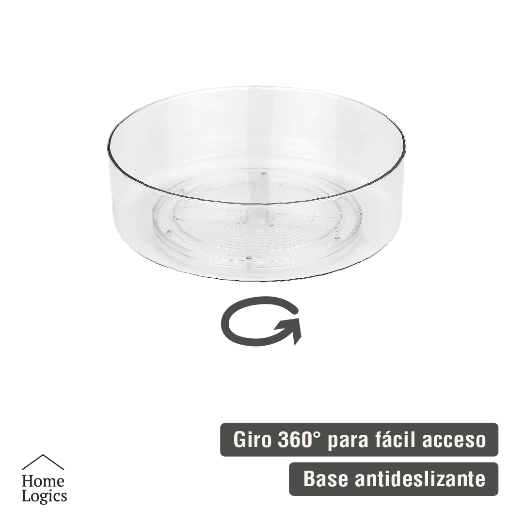 Set 2 Contenedores Circulares Home Logics 1 un