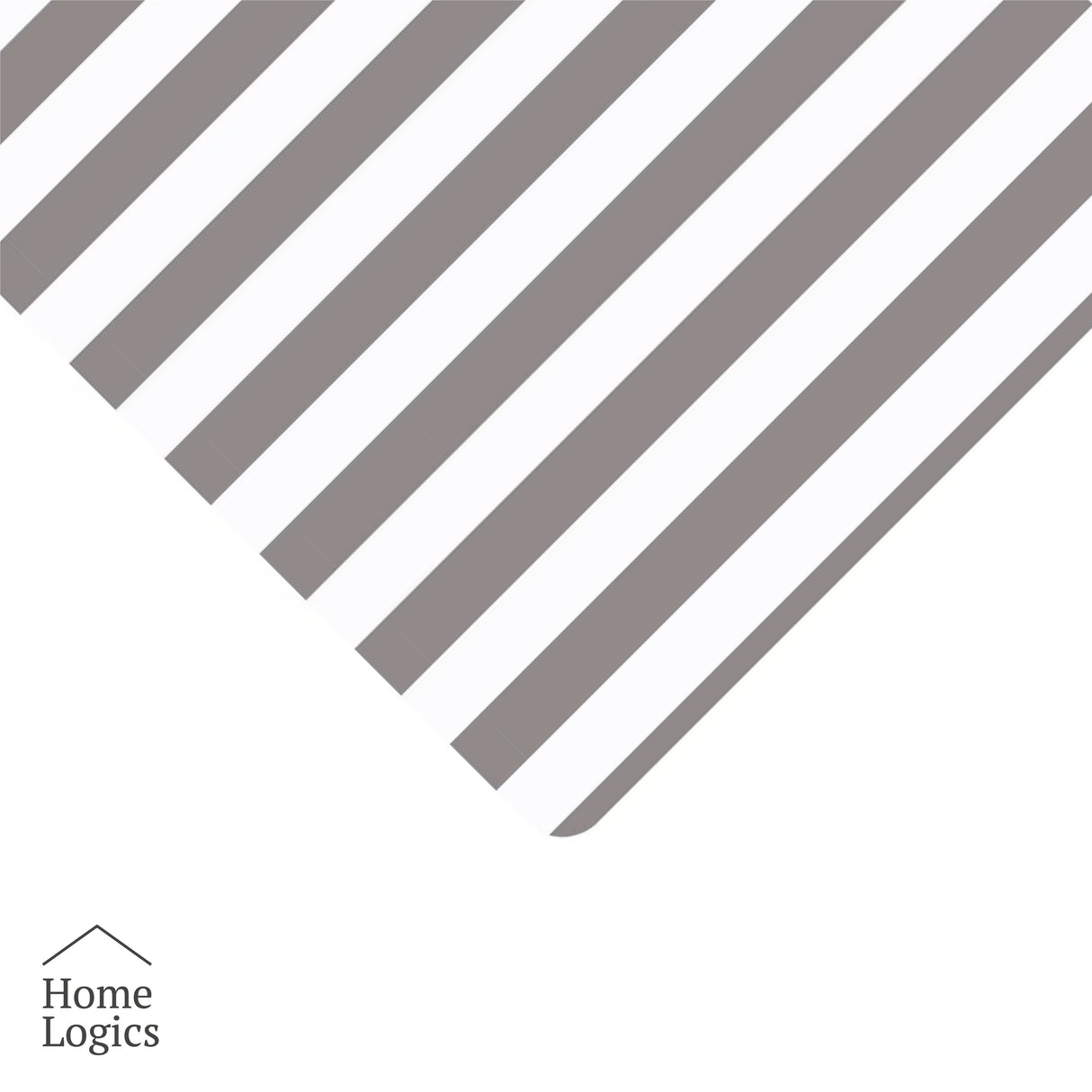 Set 4 Individuales Coastal Collection White Gray Home Logics