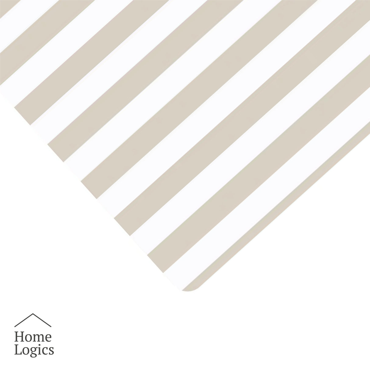 Set 4 Individuales Coastal Collection White Beige Home Logics