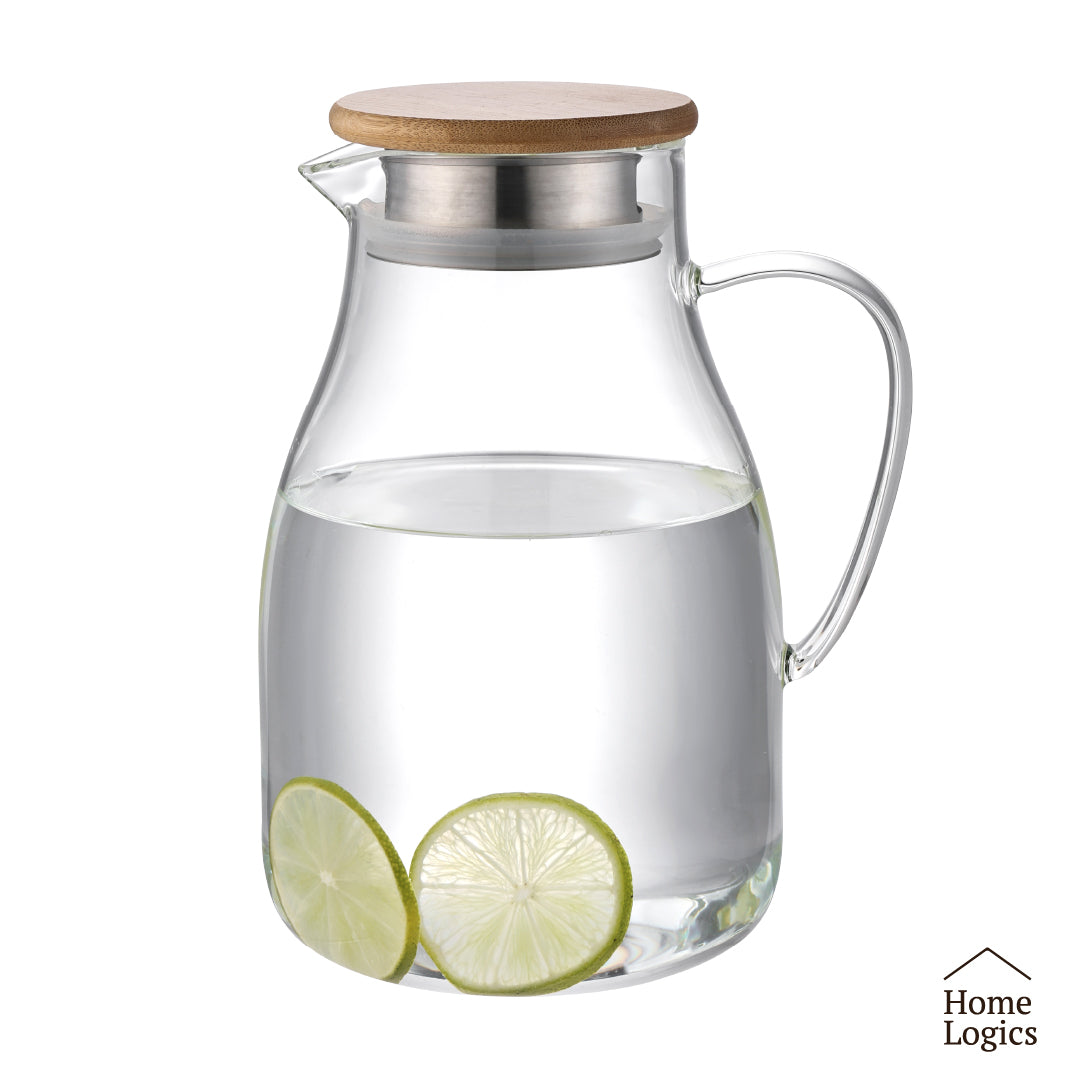 Jarro Vidrio con Tapa 1.7 L Home Logics 1 un