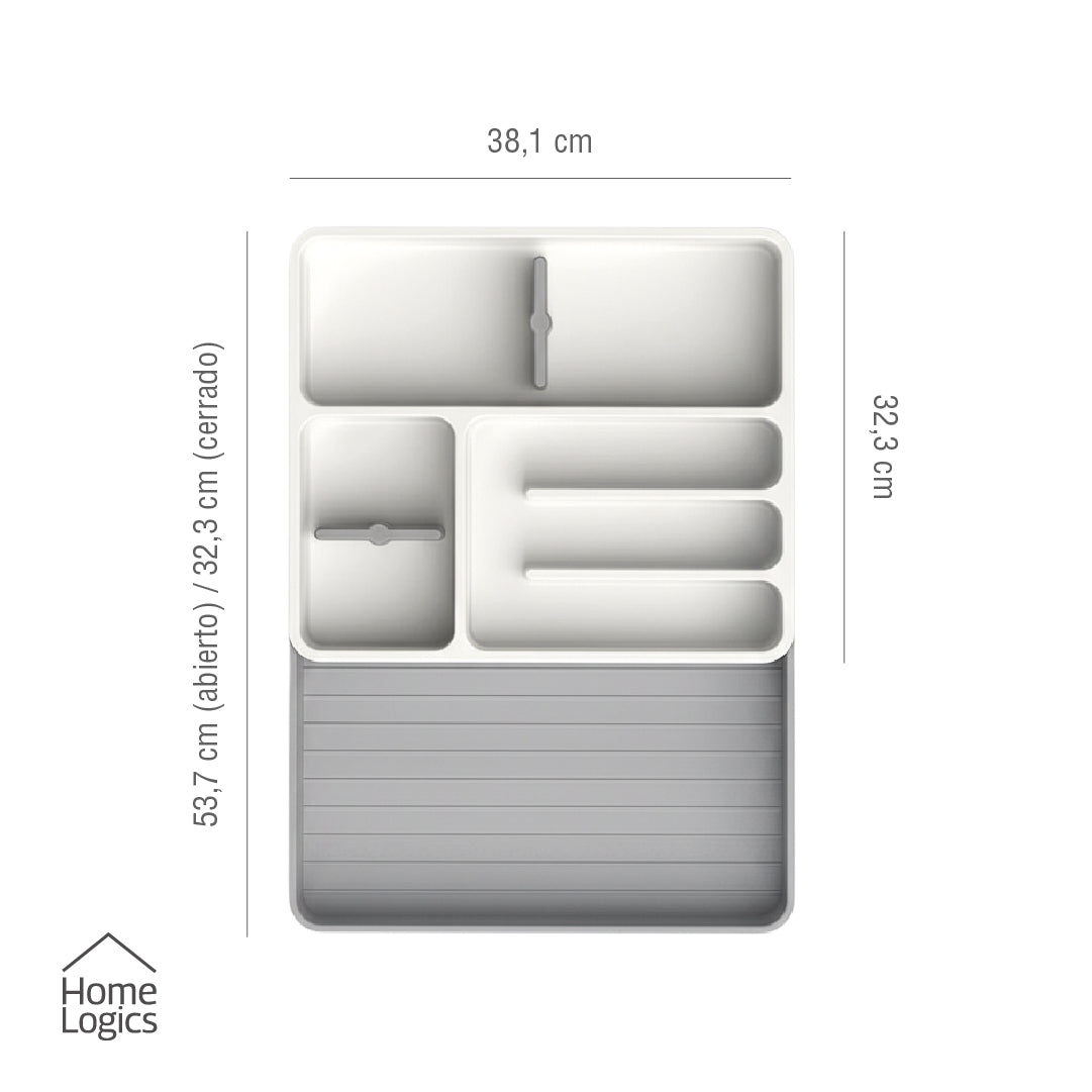 Organizador Expandible de Cubiertos Home Logics 1 un