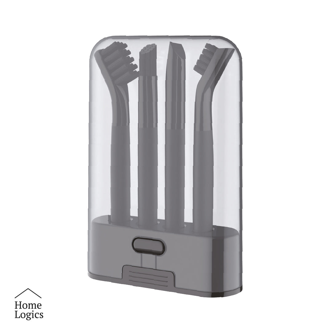 Kit 4 Cepillos Limpieza Detallada Home Logics 1 un