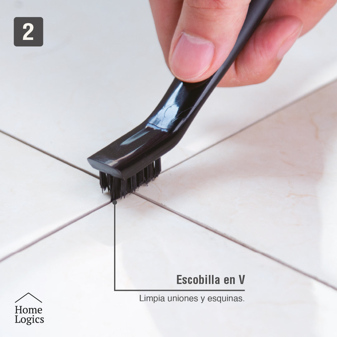 Kit 4 Cepillos Limpieza Detallada Home Logics 1 un