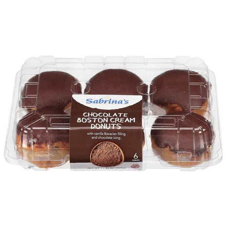 Mini Donuts Chocolate Boston Cream Sabrina's 323 g