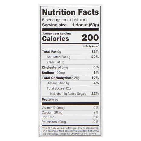 Mini Donuts Caramel Custard Crunch Sabrina's 354 g