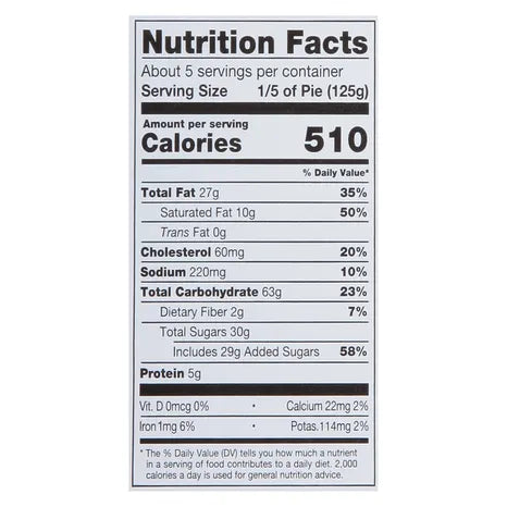 Pecan Pie Sabrina's 623 g