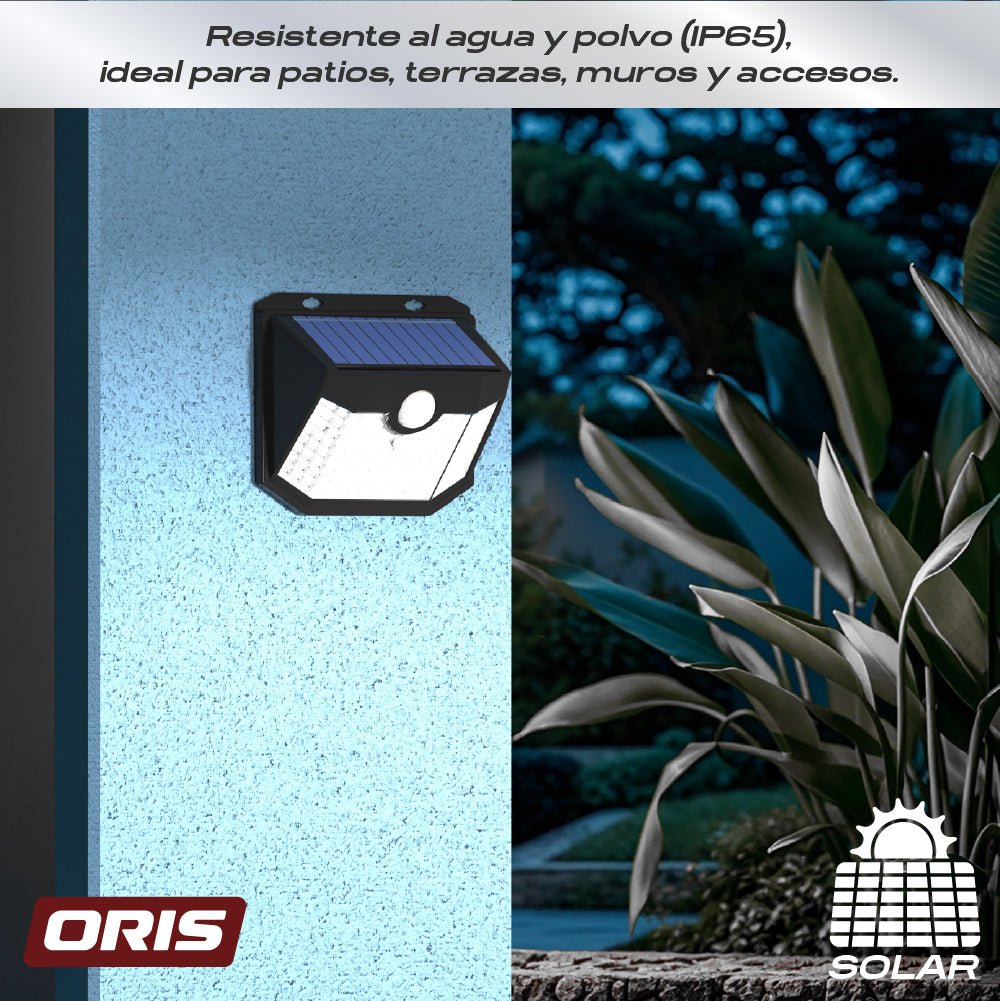 Set de 4 Focos Solares LED con Sensor de Movimiento para Exterior 1 un