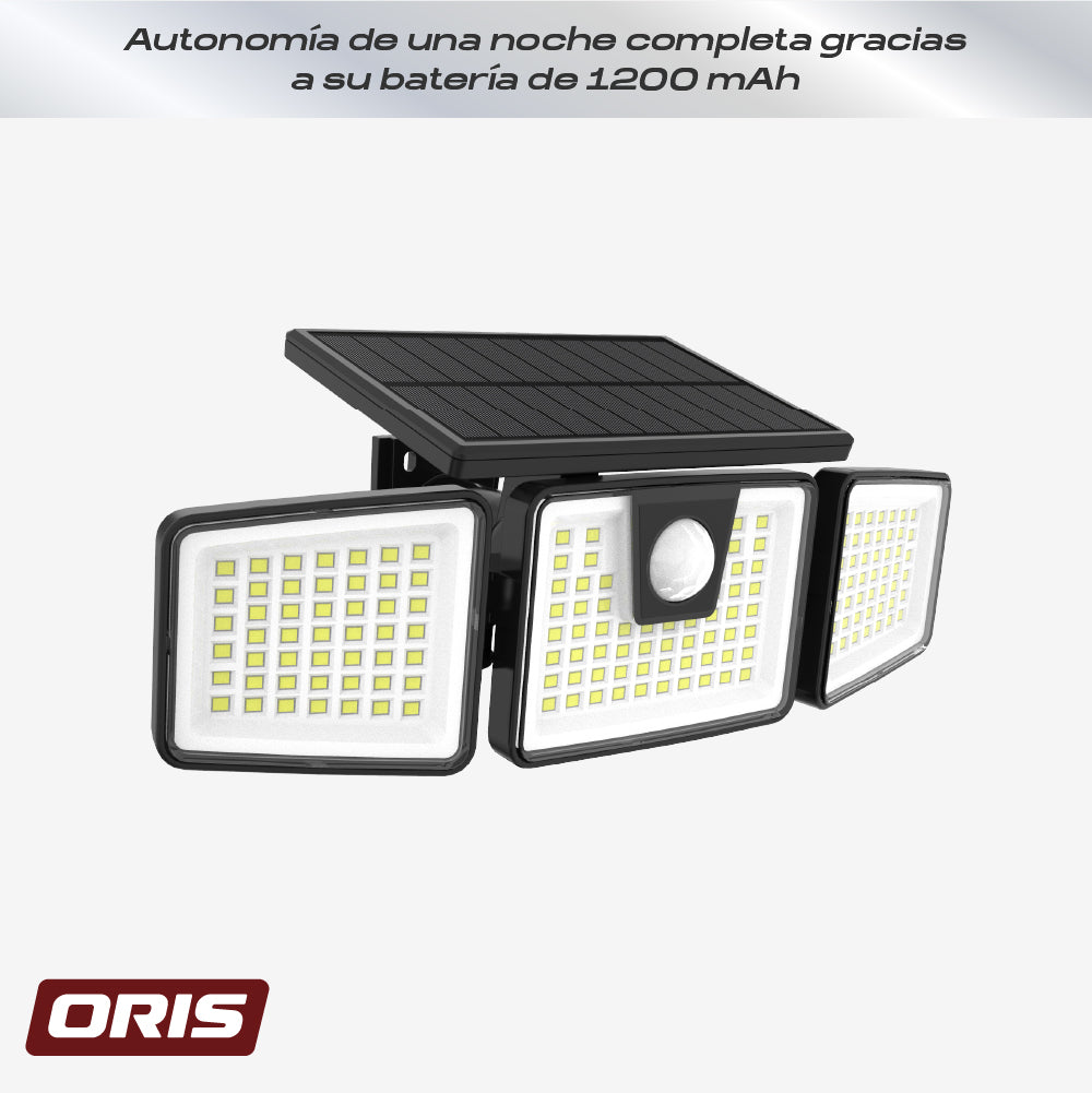 Foco Solar LED de Muro con Sensor de Movimiento 1 un