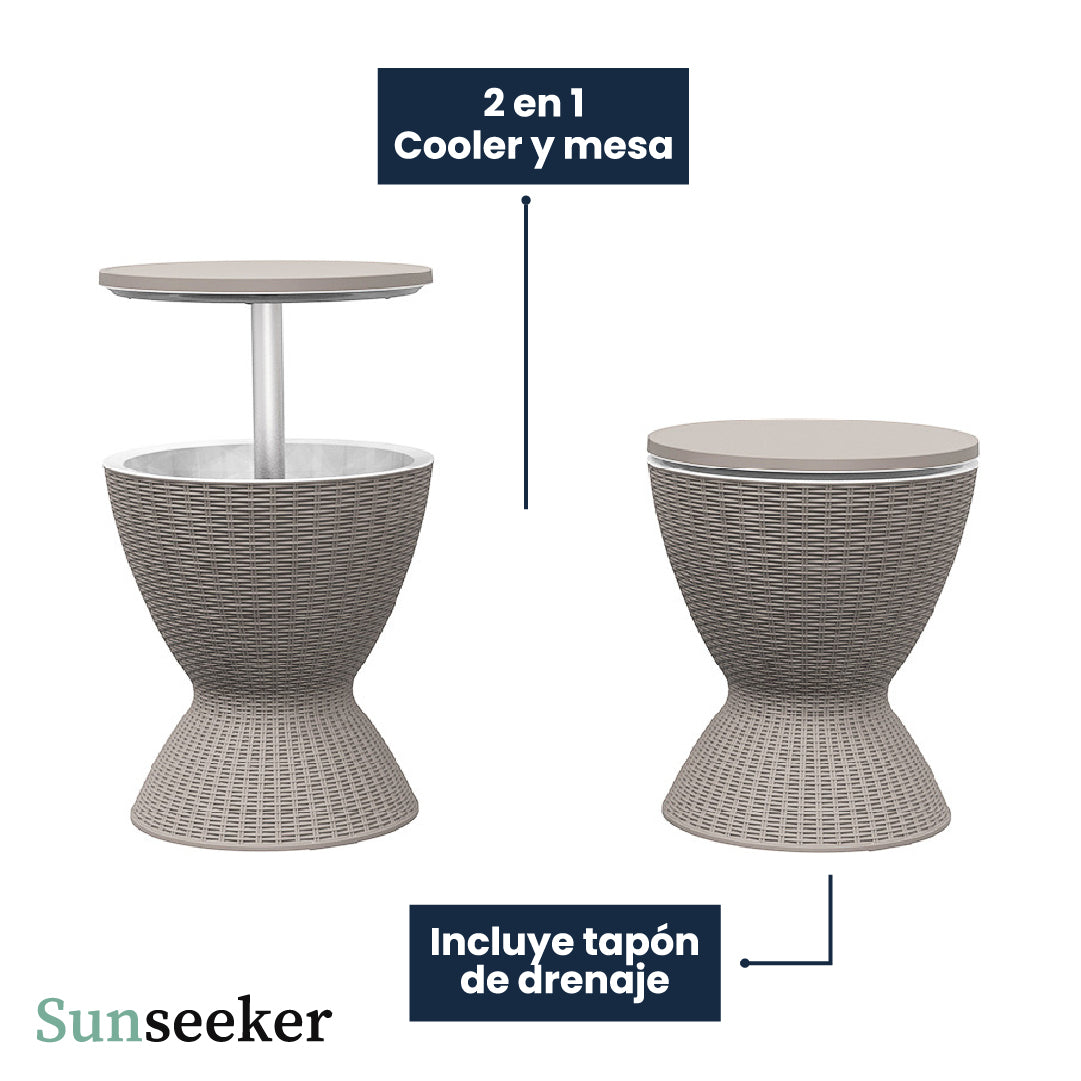 Mesa Cooler Brown Patio 30L Sunseeker 1 un