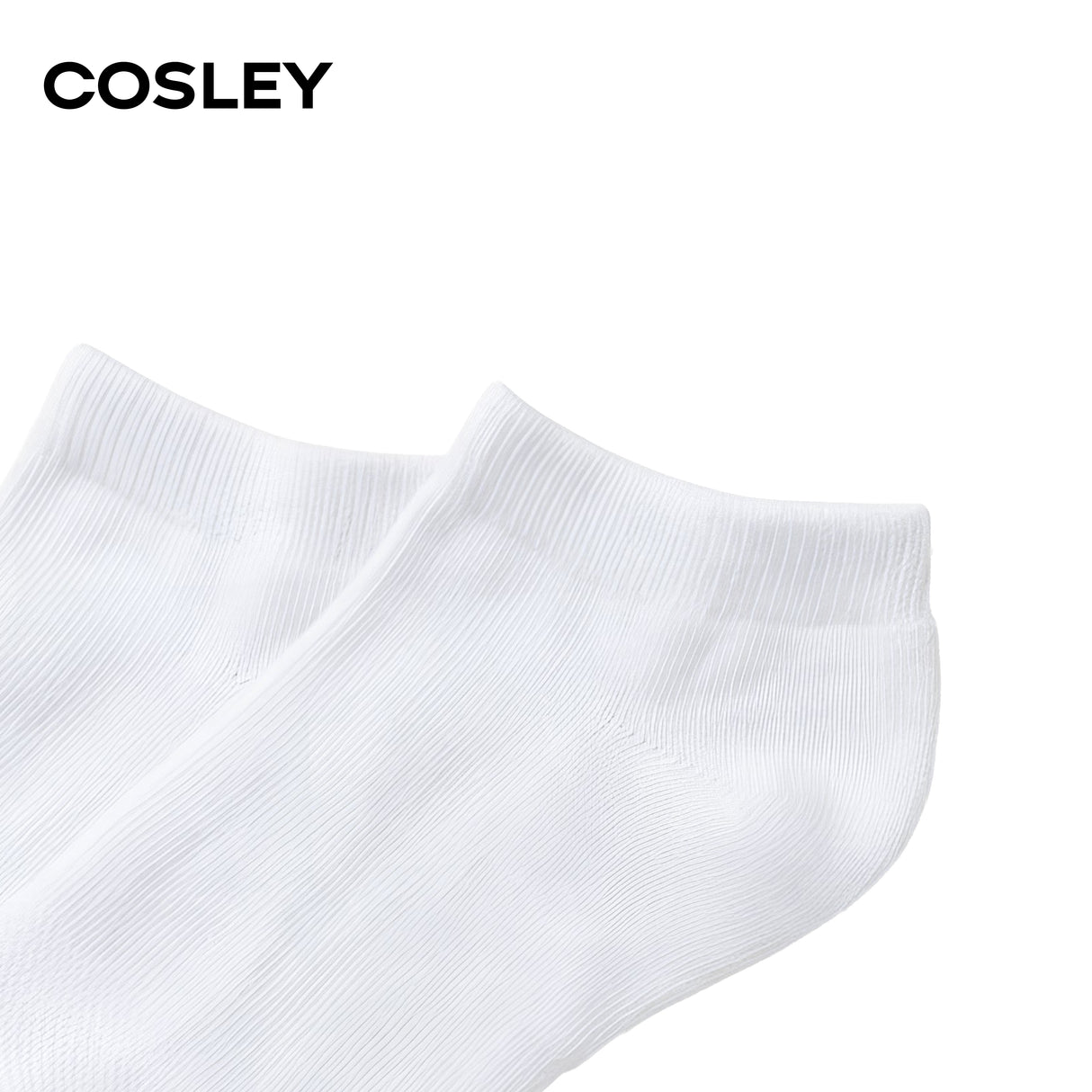 Calcetines Hombre Cushion Low Cut Black&White Cosley Pack 6