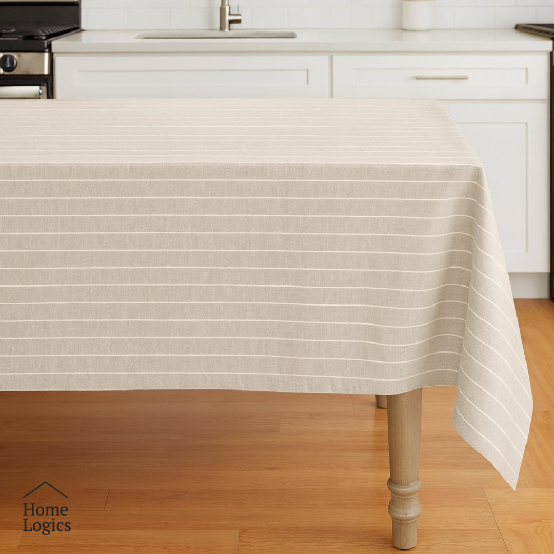 Mantel Rectangular Beige 160 x 300 cm Blair Home 1 un