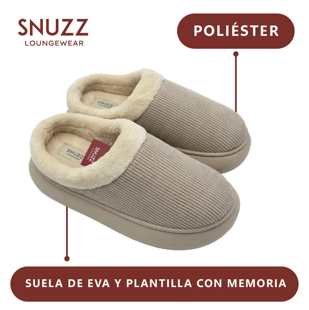 Pantuflas Vail Beige Snuzz 1 un