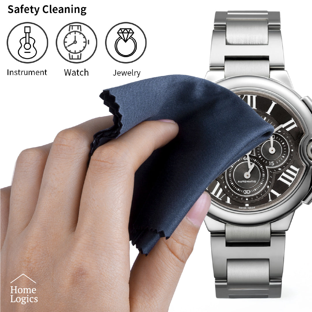 Set de 6 Paños Microfibra Limpieza Lentes Home Logics