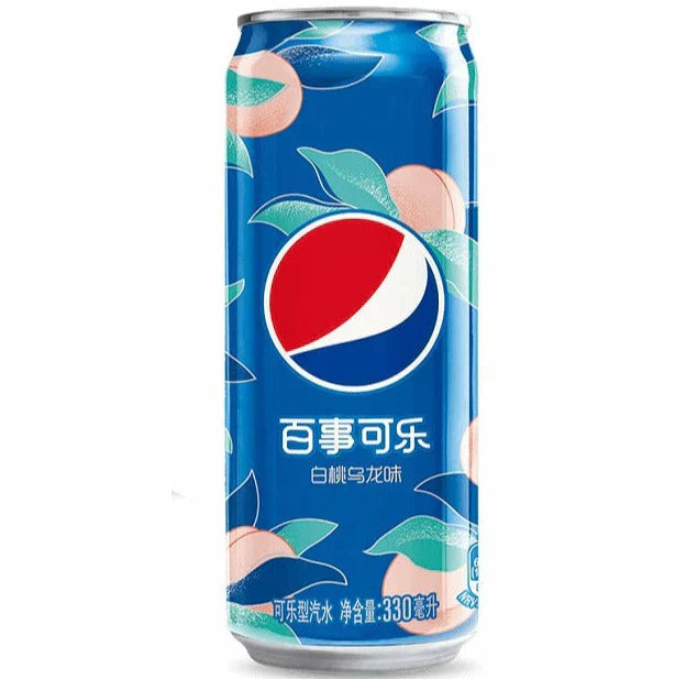 Bebida Peach Oolong Lata Pepsi 12 x 330 ml