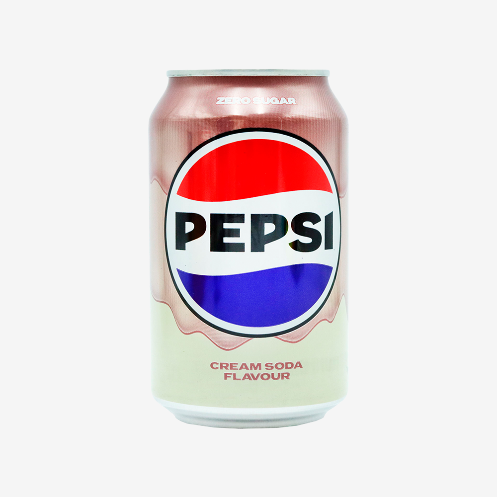 Bebida Cream Soda Zero Sugar Lata Pepsi 330 ml