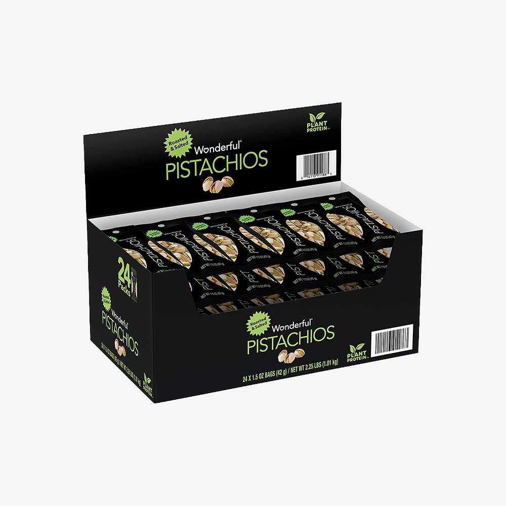 Pistachos Salados Wonderful 24 un x 42 g
