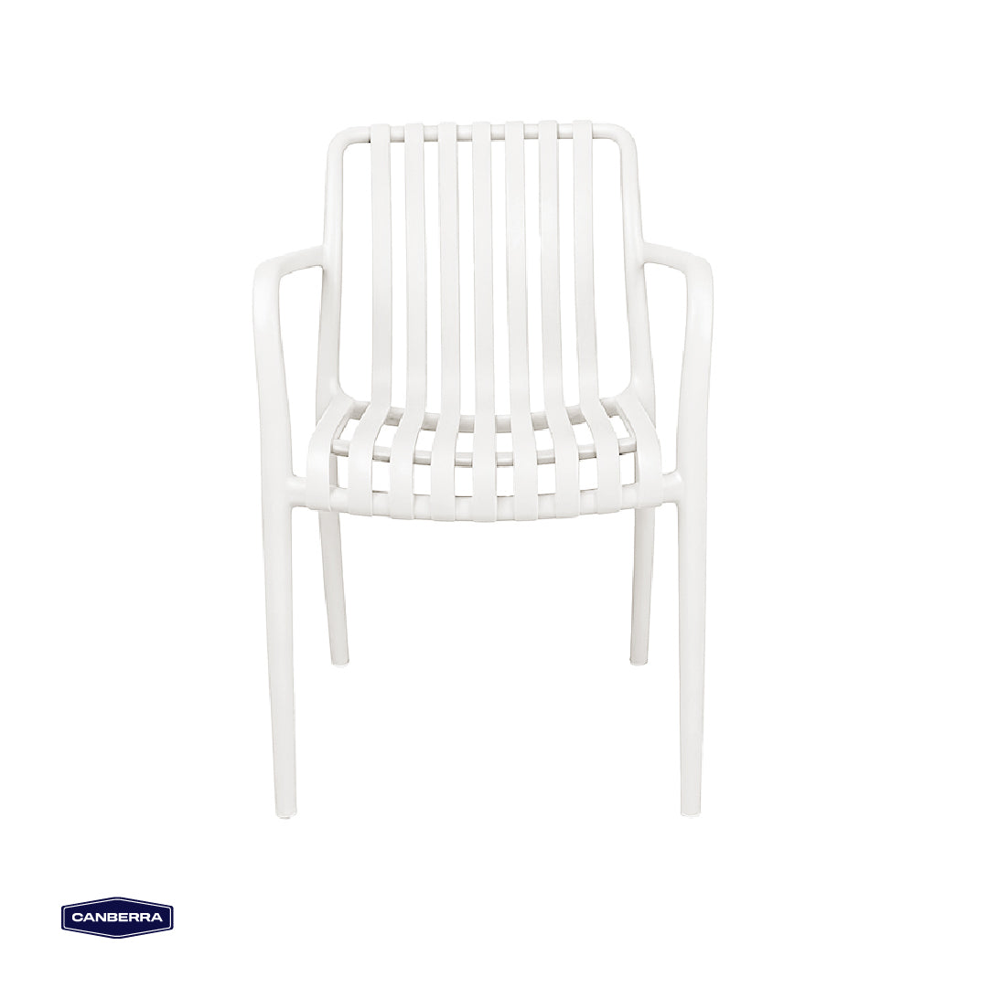 Silla de Terraza Lounge Milano White 1 un