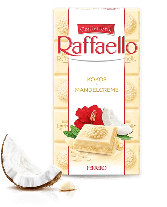 Barra Chocolate Raffaello Ferrero 90 g