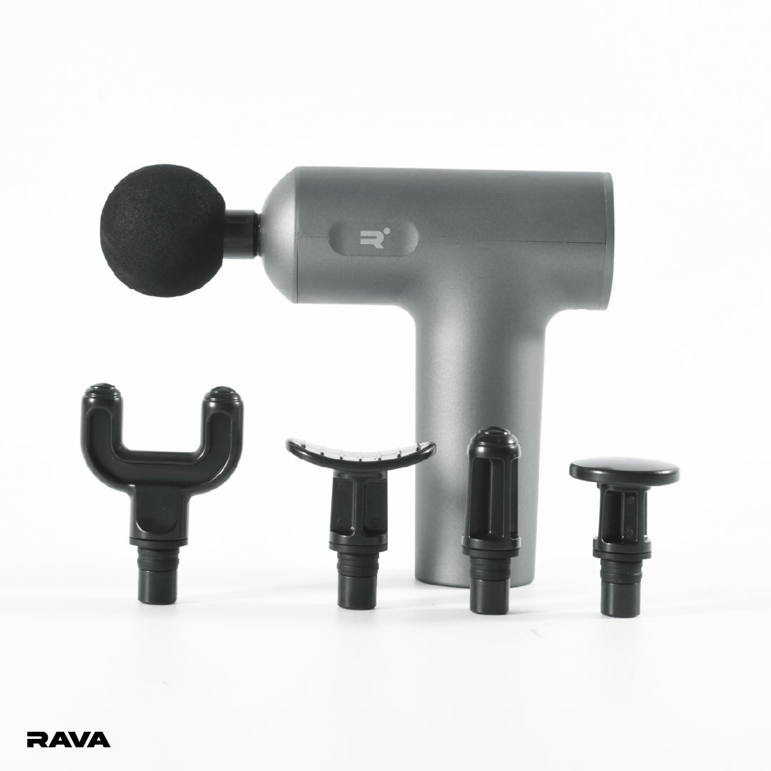 Pistola de Masajes PRO 5 Cabezales Rava 1 un