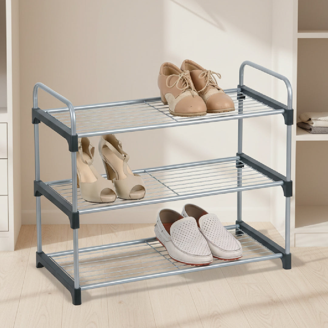 Rack Organizador Zapatos 3 Niveles Malla Home Logics 1 un