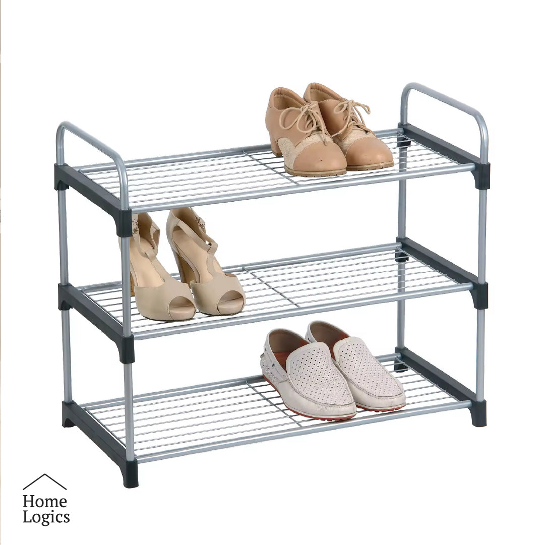 Rack Organizador Zapatos 3 Niveles Malla Home Logics 1 un