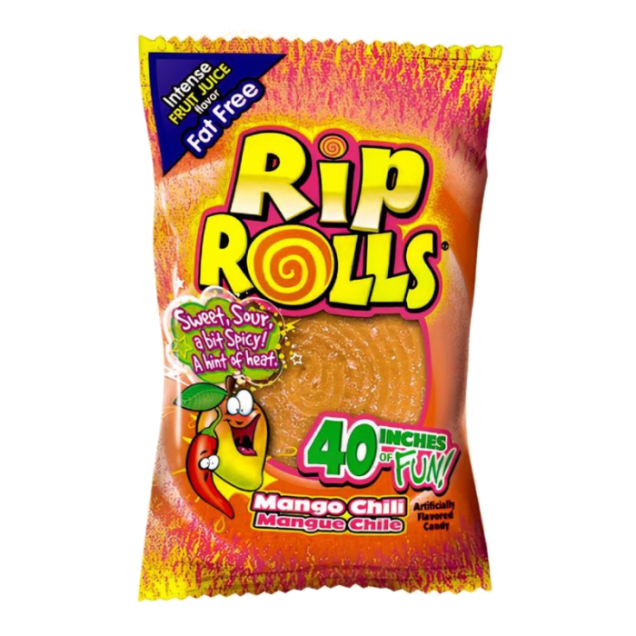 Gomitas Enrolladas Mango Rip Rolls 40 g