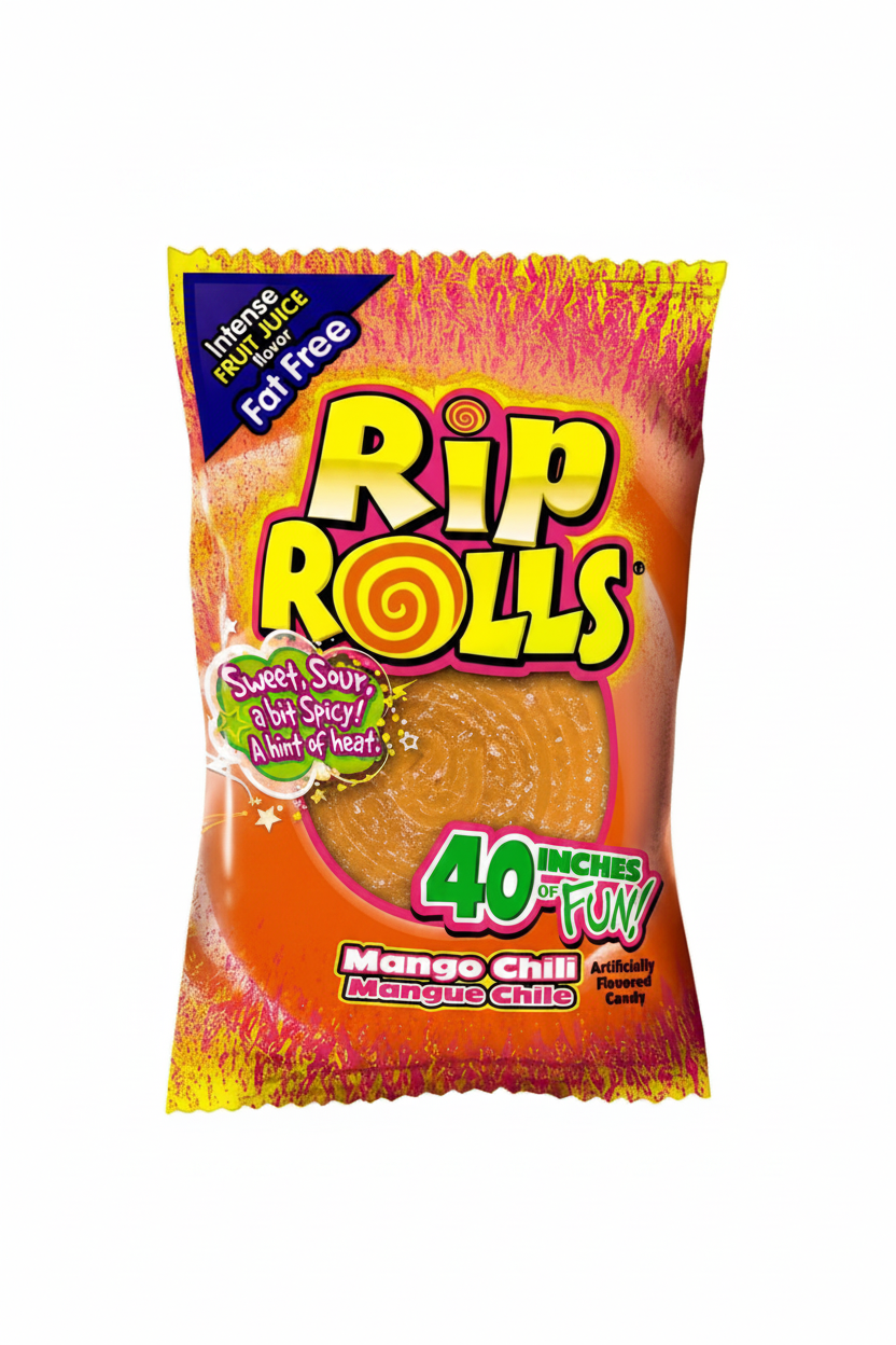 Gomitas Enrolladas Mango Rip Rolls 40 g