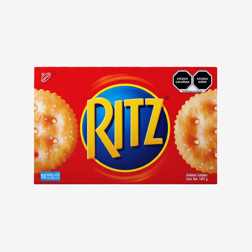 Galletas Saladas Ritz Nabisco 18 un x 89 g