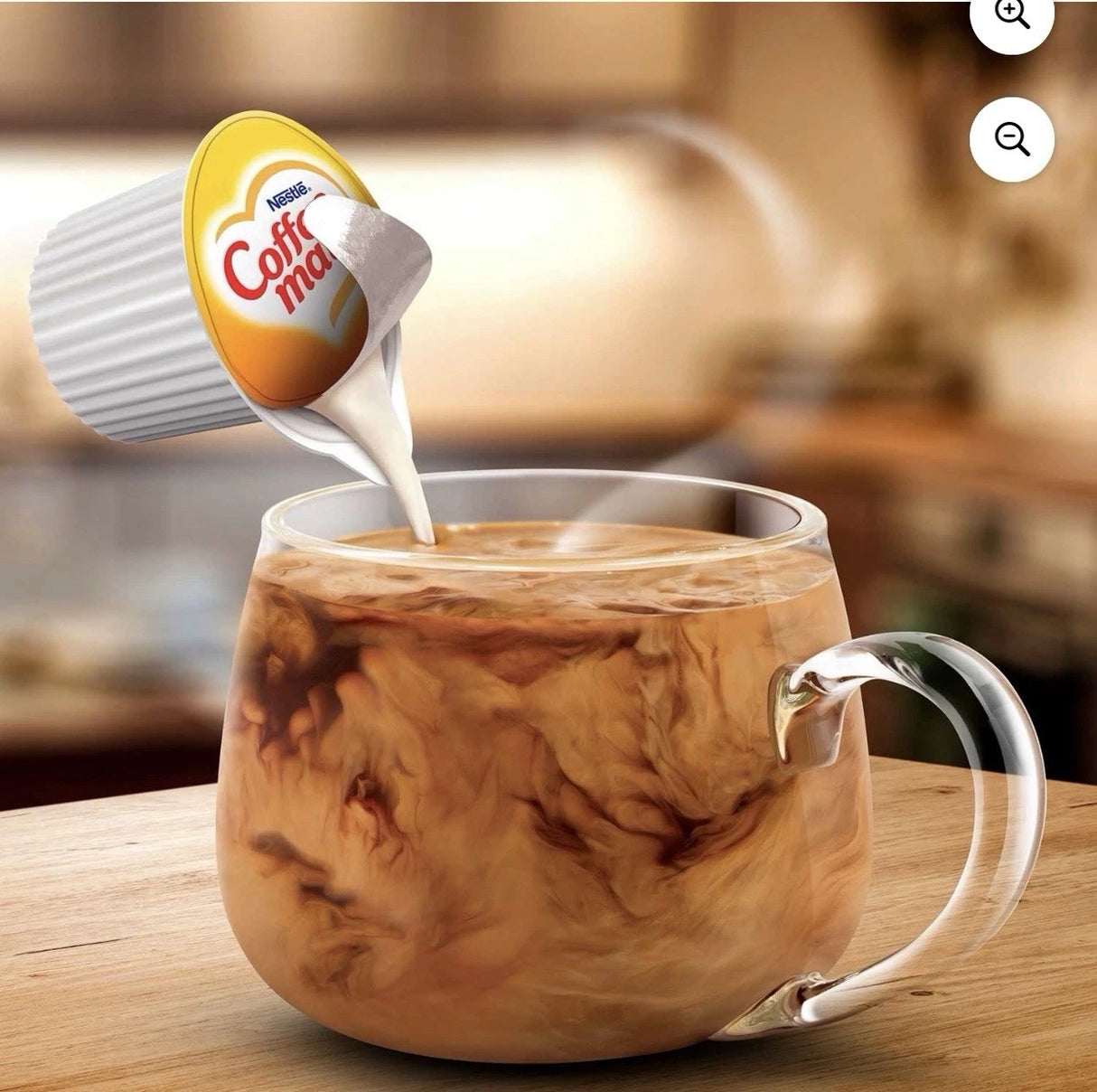 Crema para Café Individual Avellana Coffee-Mate Nestle 180 x 11 ml