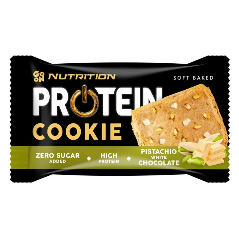 Galleta de Proteína Chocolate Blanco y Pistacho Go On 50 g