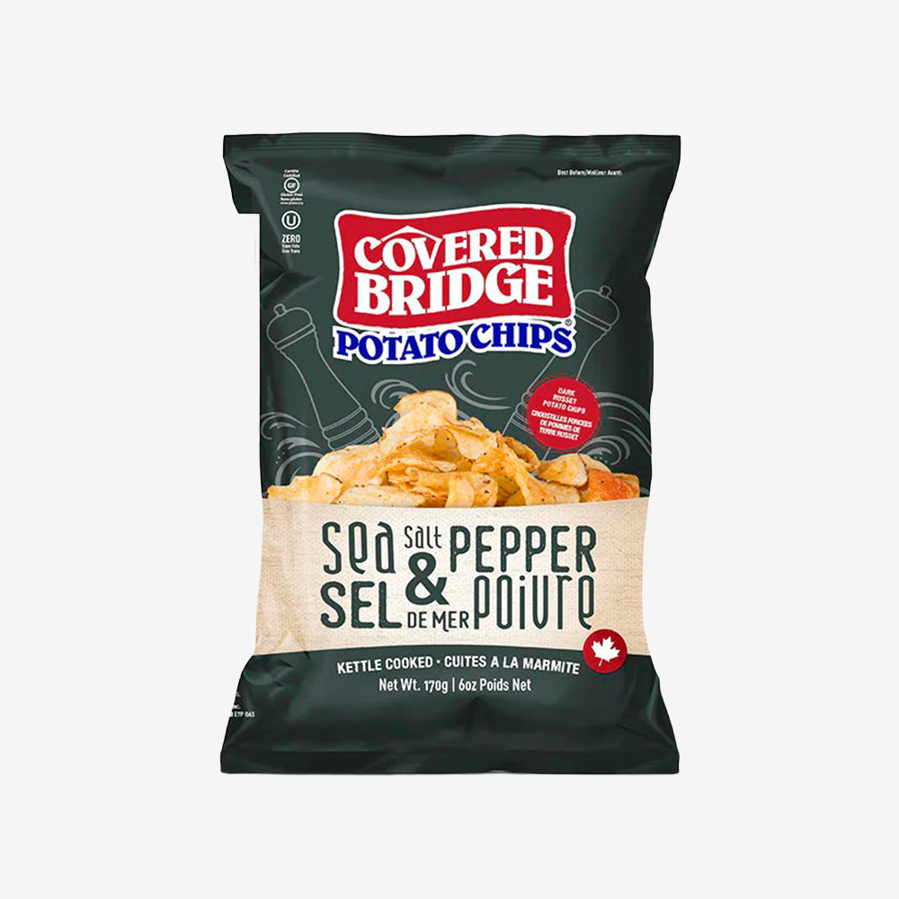 Papas Fritas Pimienta Sal de Mar Covered Bridge 170 g