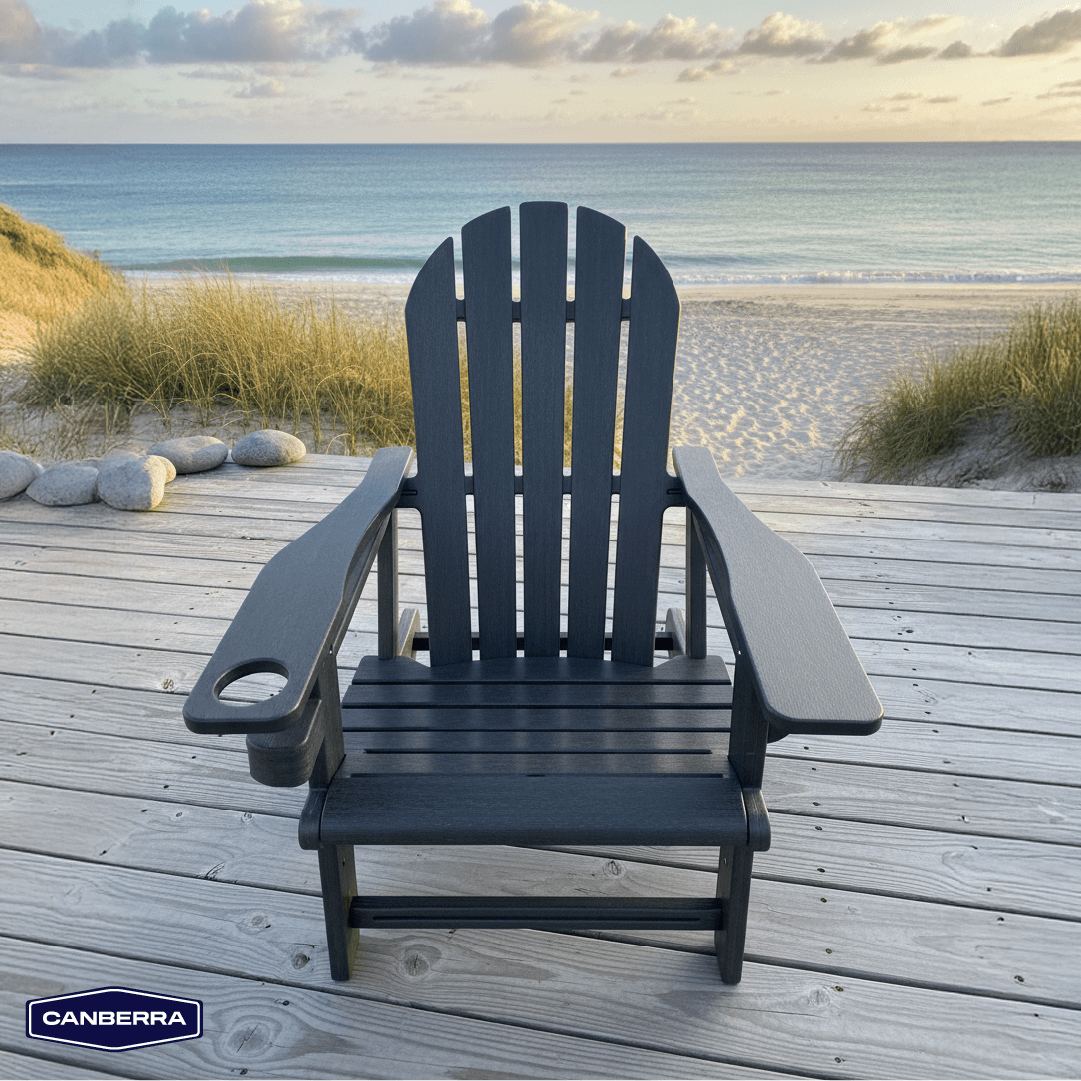 Silla Adirondack No-Tools Negra Sunseeker 1 un