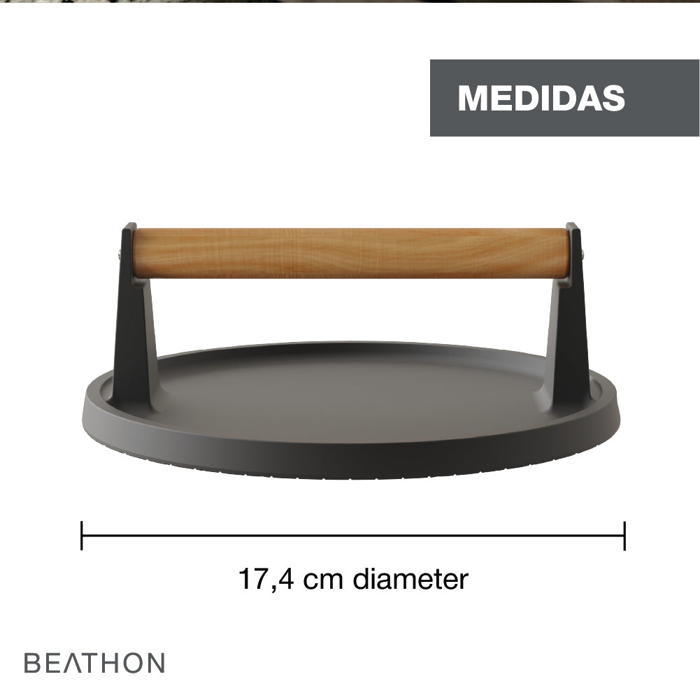 Prensa De Hierro Fundido Pre-Curada 17,4 cm Beathon 1 un