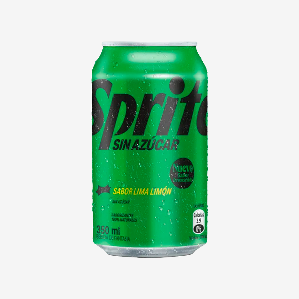 Bebida sin Azúcar Lata Sprite 350 ml