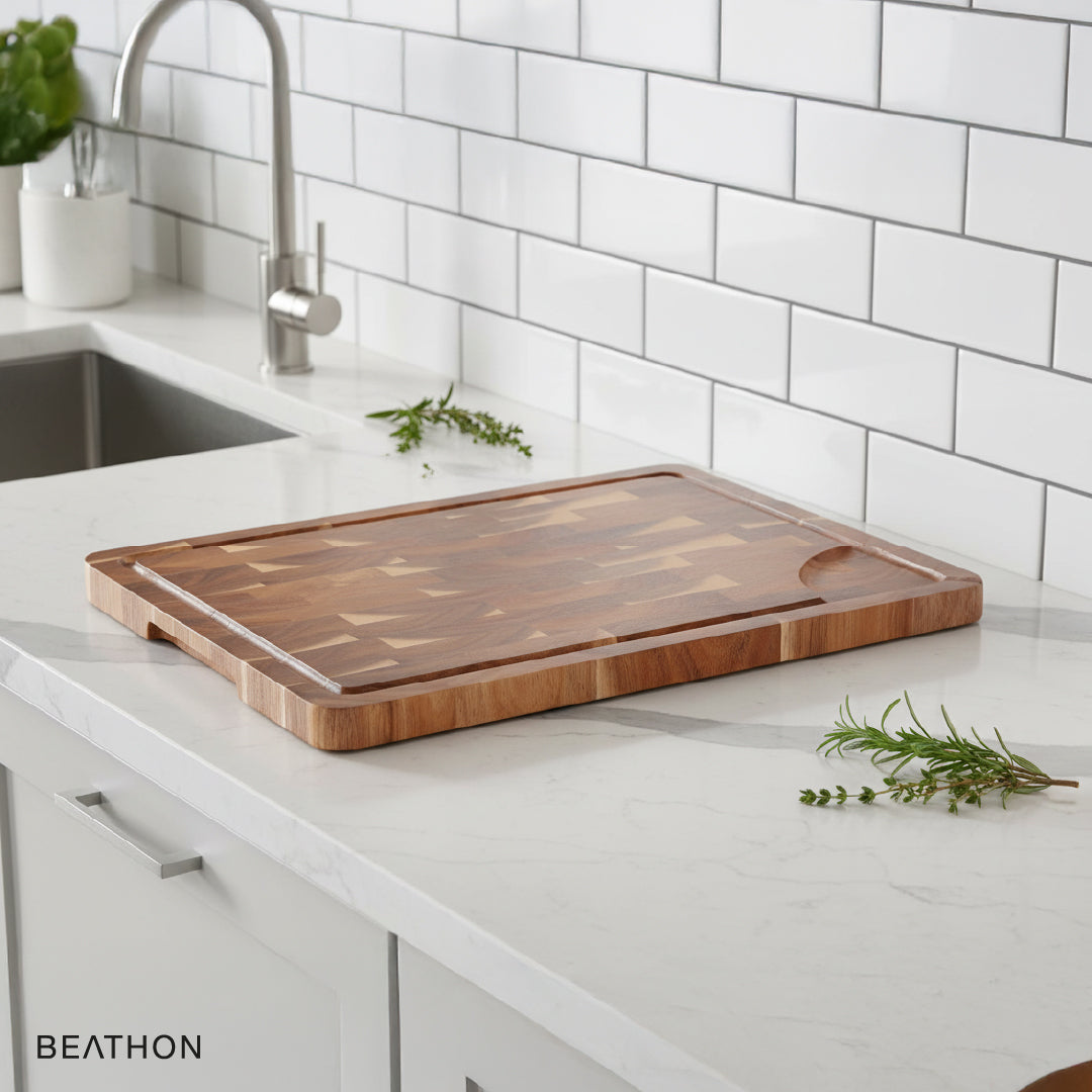 Tabla de Cortar End Grain Acacia Beathon 1 un