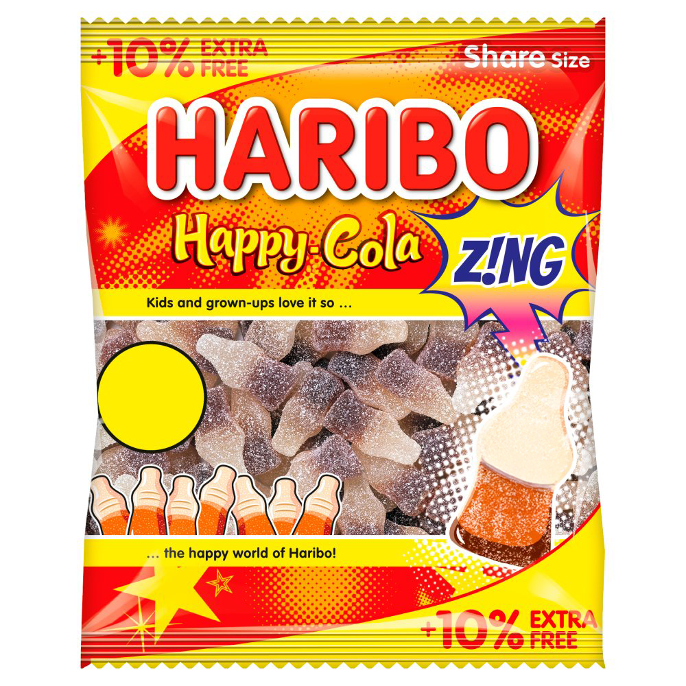 Gomitas Happy Cola Zing Haribo 154 g
